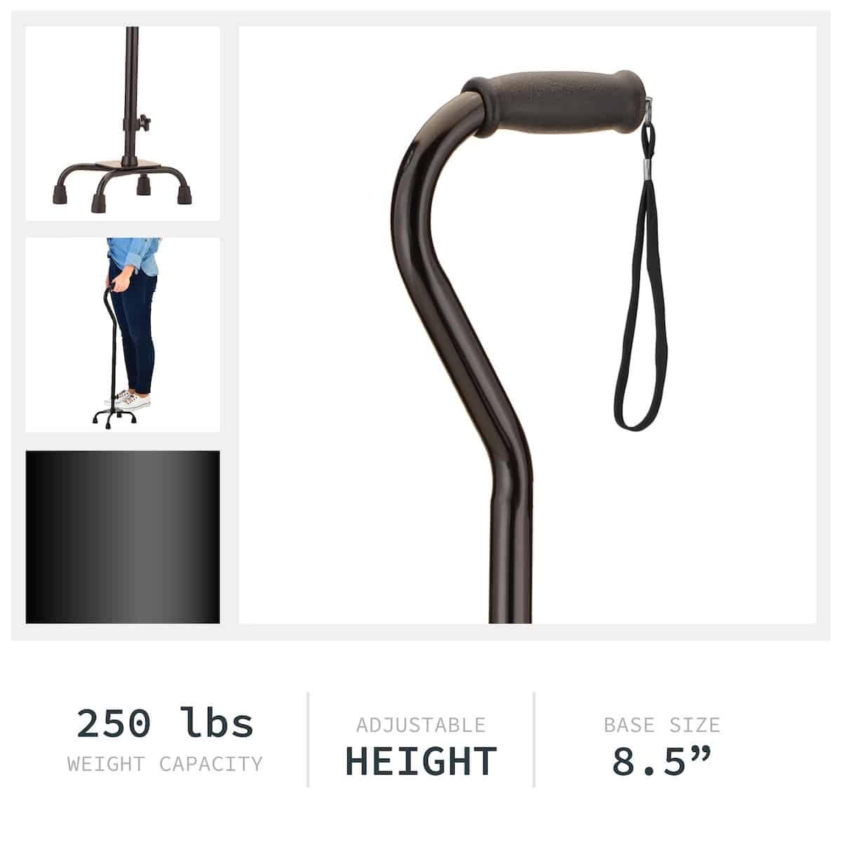 NOVA Small Base Quad Cane (5620) product photo