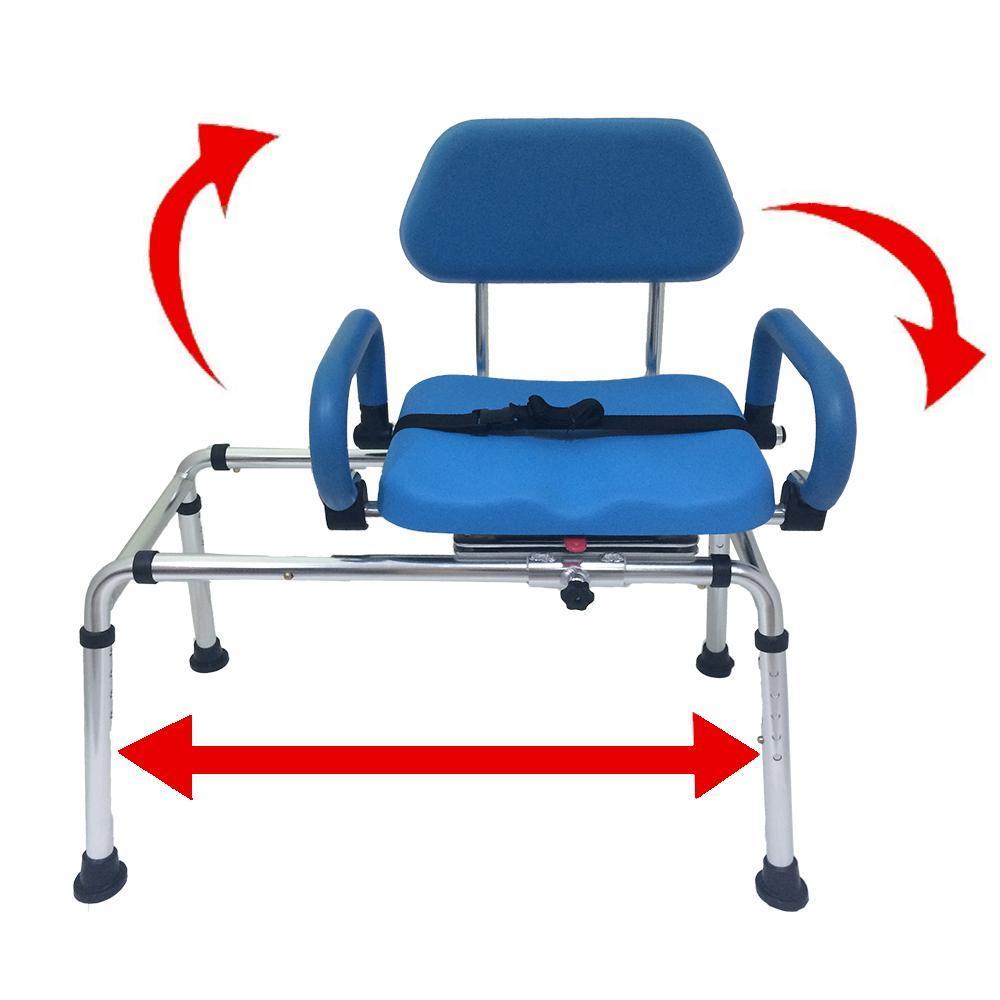 Platinum Health Carousel Sliding Transfer Bench with Swivel Seat